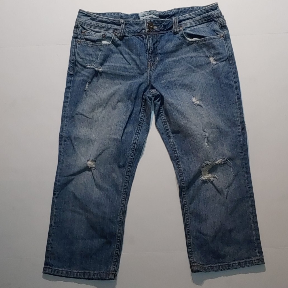 aeropostale Capri Med Wash Jeans